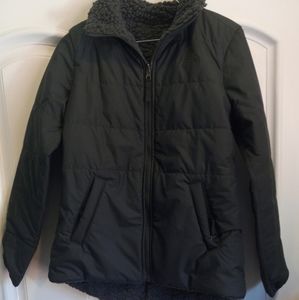 Sz.Xs Women's The North Face Merriwood Reversible Jacket in Asphalt Grey.